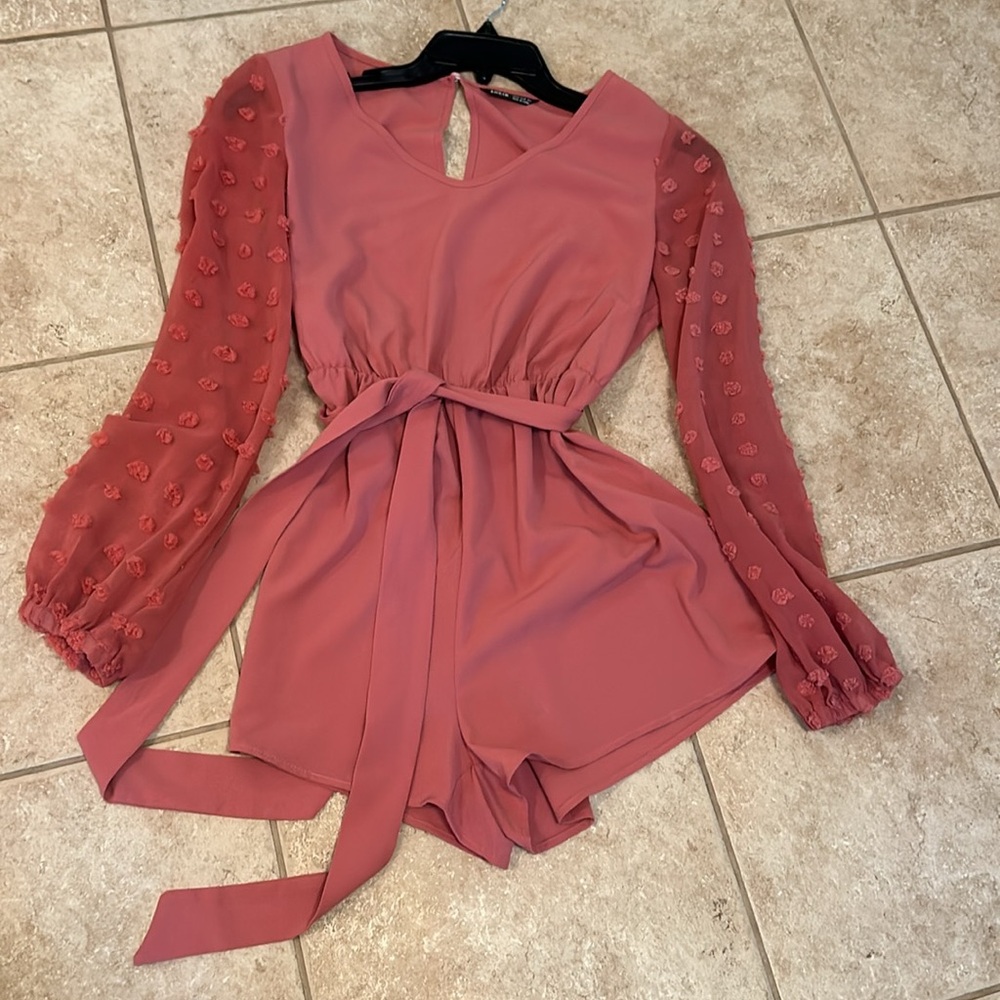 Dusty Rose Romper!